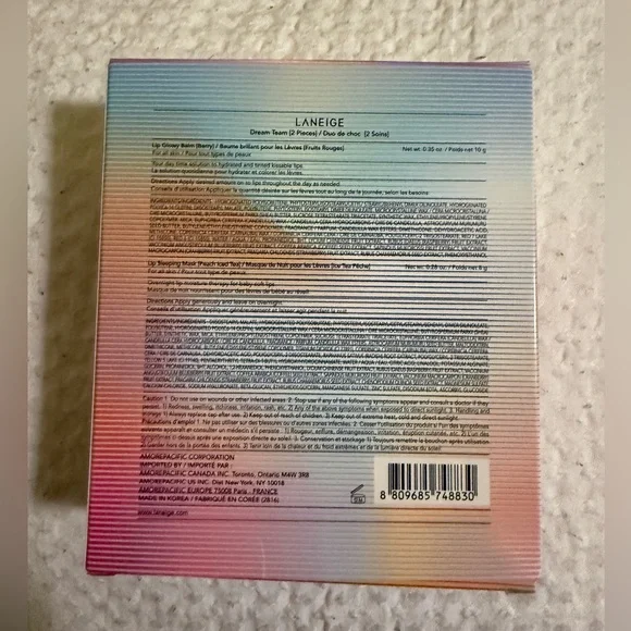 LANEIGE Dreamy Lip mask & balm Duo - Berry and Peach - Picture 2 of 2